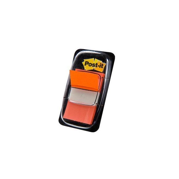 Post-It Index 680 Dispensador Notas Adhesivas Naranja 1x50 -12U-