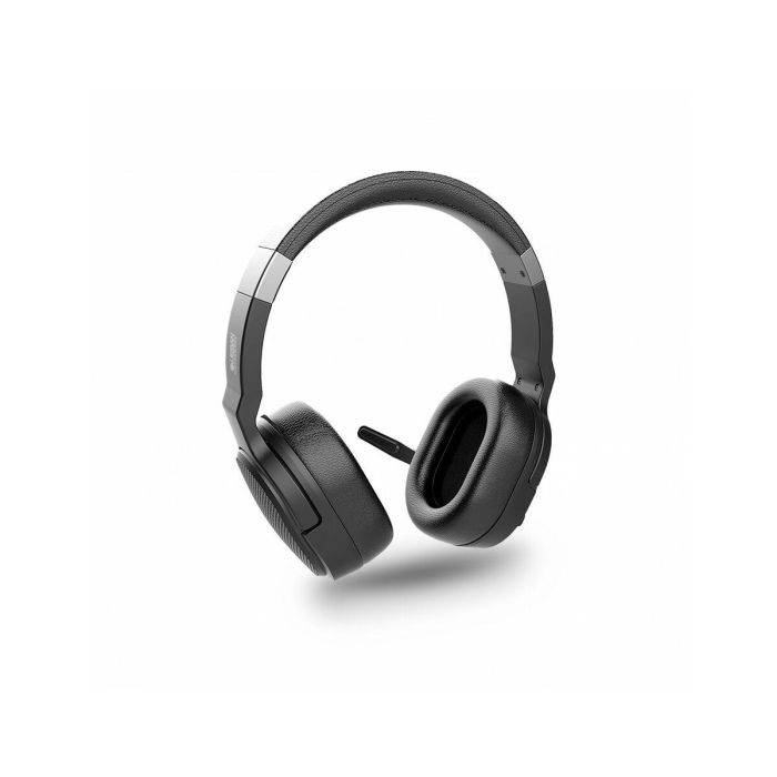 Auriculares Bluetooth con Micrófono Urban Factory HBV60UF Negro 1 Auriculares Bluetooth con Micrófono Urban Factory HBV60UF Negro 1