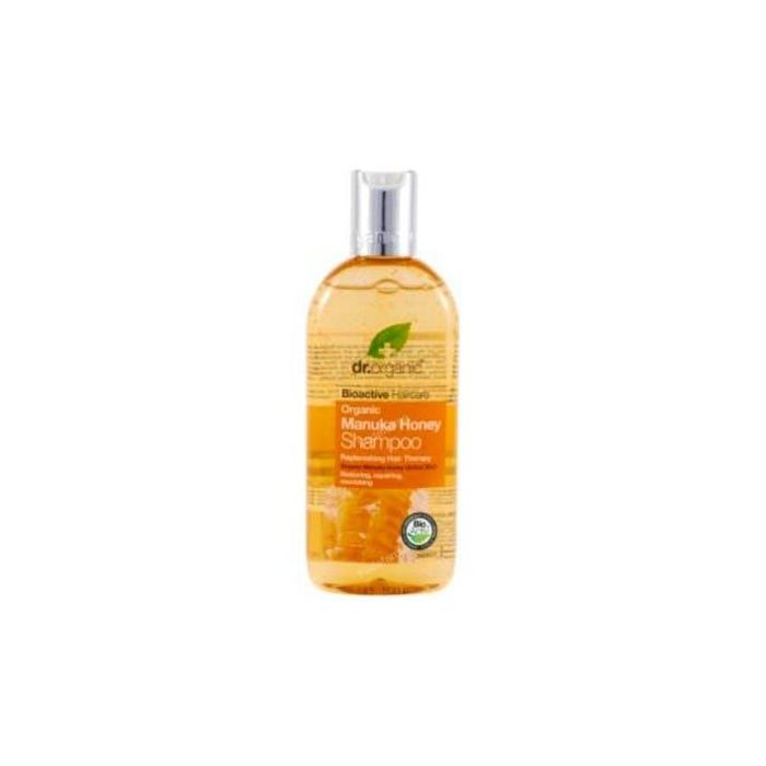 DR. ORGANIC Champú Miel de Manuka 265ml, Restaurador y Protector con Aloe Vera para Todo Tipo de Cabello