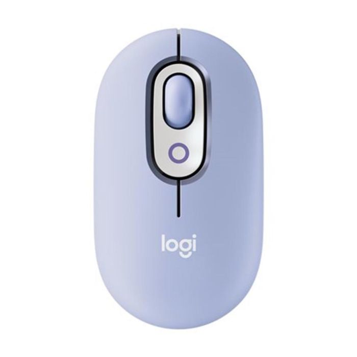 Logitech Ratón Inalámbrico Pop Mouse Lila - Alta Precisión, Personalizable, Multidispositivo
