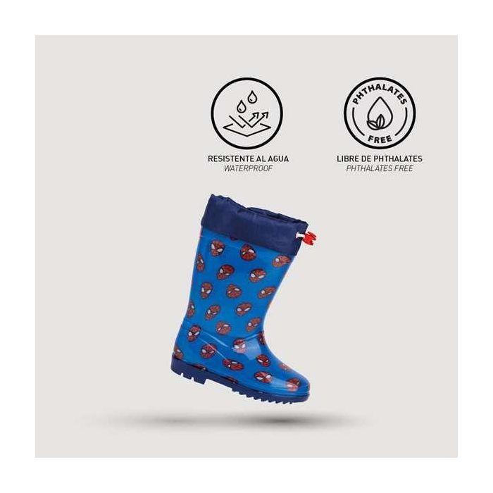 Botas de Agua Infantiles Spider-Man Azul 32 3