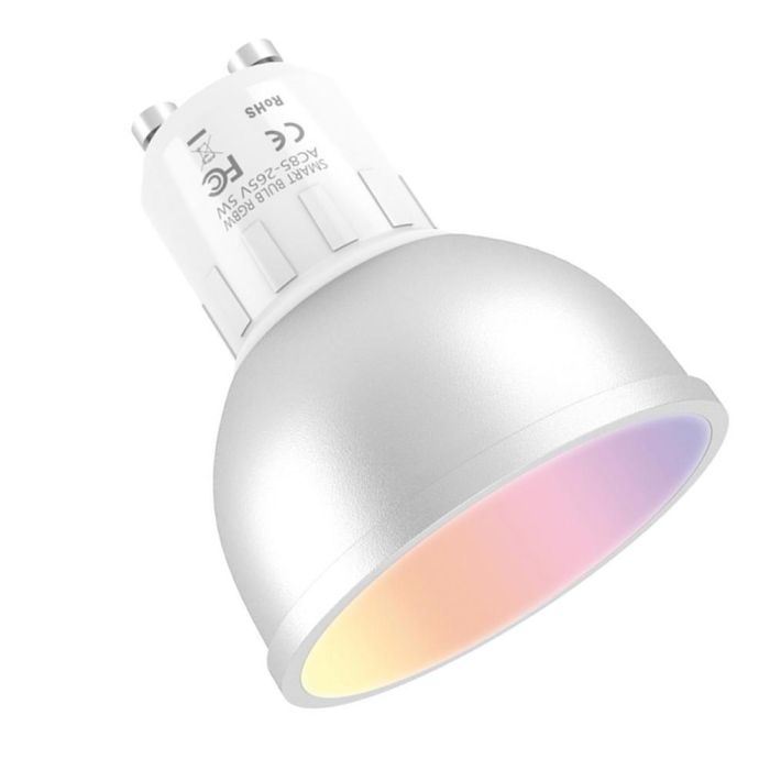 BOMBILLA INTELIGENTE MUVIT IO MIOBULB014 - WiFi - 5W - GU10 - 400LM - LUZ MULTICOLOR - COMPATIBLE ASISTENTES DE VOZ GOOGLE / ALEXA 3 BOMBILLA INTELIGENTE MUVIT IO MIOBULB014 - WiFi - 5W - GU10 - 400LM - LUZ MULTICOLOR - COMPATIBLE ASISTENTES DE VOZ GOOGLE / ALEXA 3