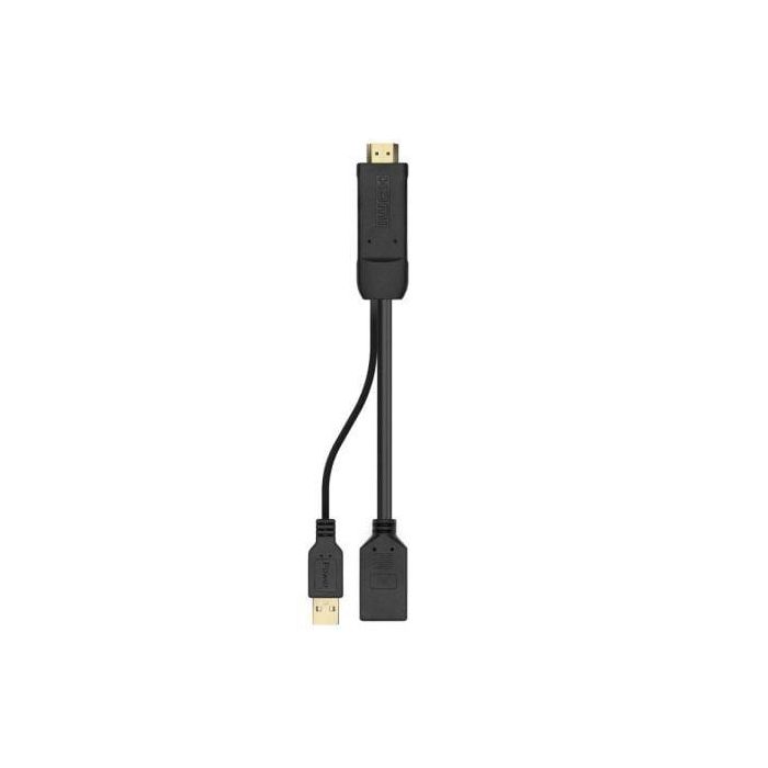 AISENS - CONVERSOR ACTIVO HDMI 2.0 + USB ALIM. A DISPLAYPORT V1.2, HDMI/M-USB/M-DP/H, NEGRO, 10CM 1 AISENS - CONVERSOR ACTIVO HDMI 2.0 + USB ALIM. A DISPLAYPORT V1.2, HDMI/M-USB/M-DP/H, NEGRO, 10CM 1