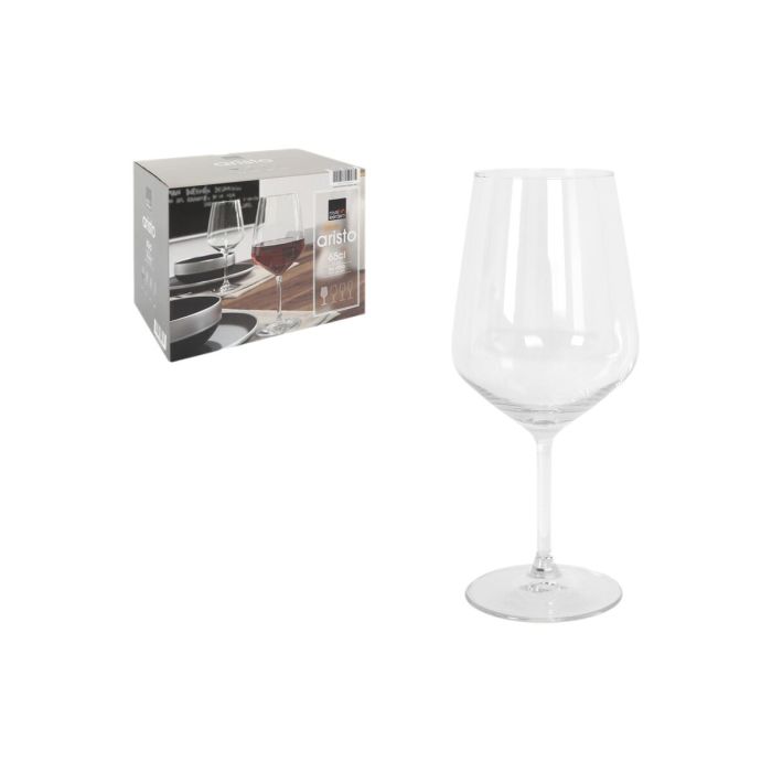 Set de copas de vino Inde Aristo 650 ml 6 Piezas 1