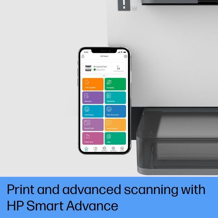 HP LaserJet Tank MFP 2604dw - Impresora multifunción láser, WiFi, Tanque de tóner recargable 26