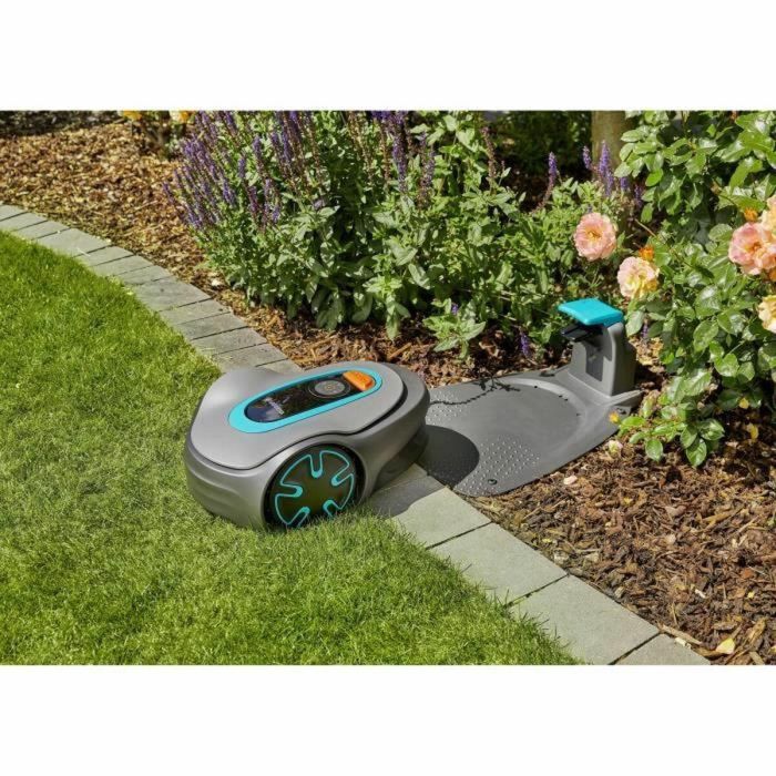 Gardena SILENO minimo Robot Cortacésped 500m² | Bluetooth | Silencioso | Corta Lluvia | Limpieza Manguera | Control App 6
