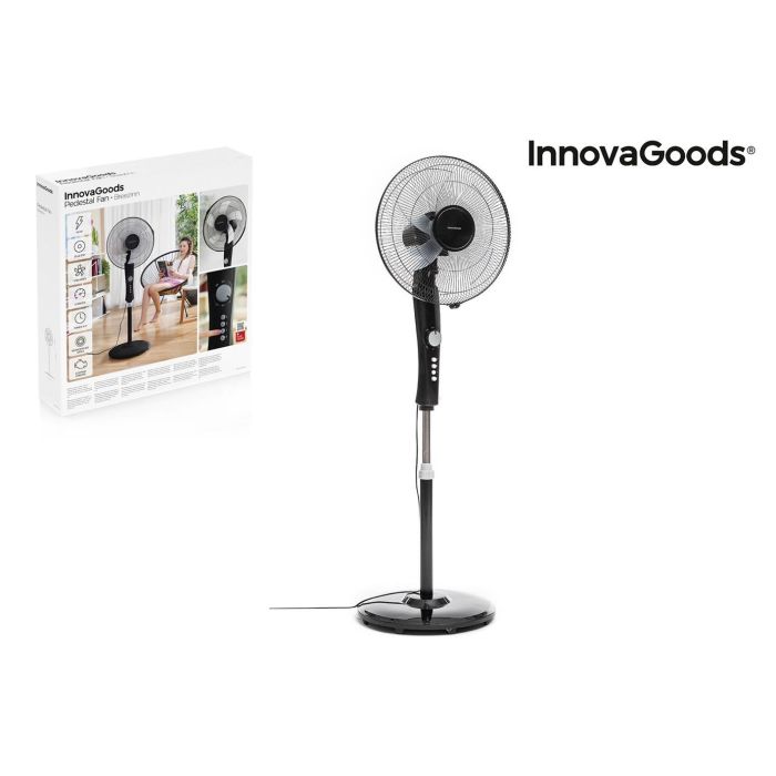 Ventilador de Pie InnovaGoods Breezinn Negro 45 W 0 Ventilador de Pie InnovaGoods Breezinn Negro 45 W 0