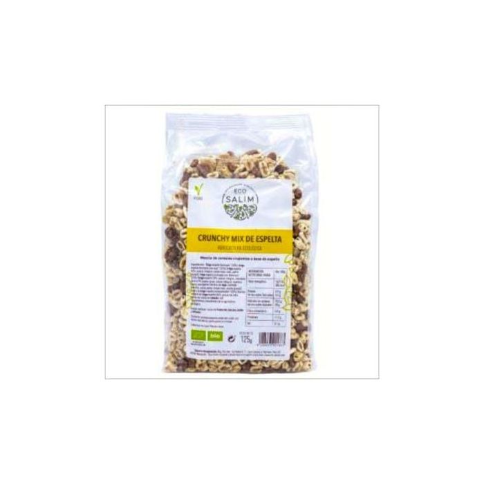 ECO SALIM Muesli Crunchy Mix de Espelta Bio 125g Vegano
