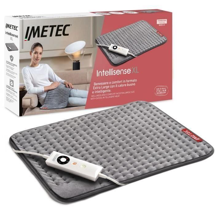 Cojín Calefactor - Imetec - Extra Grande 38x50 cm - Alivia Espalda y Piernas - 5 Temperaturas - Calentamiento Rápido - Lavable 2 Cojín Calefactor - Imetec - Extra Grande 38x50 cm - Alivia Espalda y Piernas - 5 Temperaturas - Calentamiento Rápido - Lavable 2