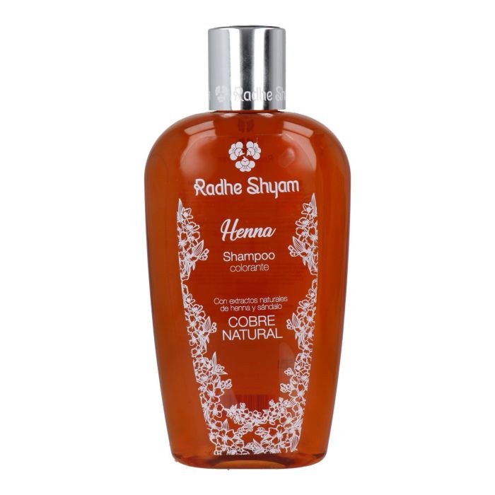 Radhe Shyam Henna Champú Colorante Cobre Natural 250 ml