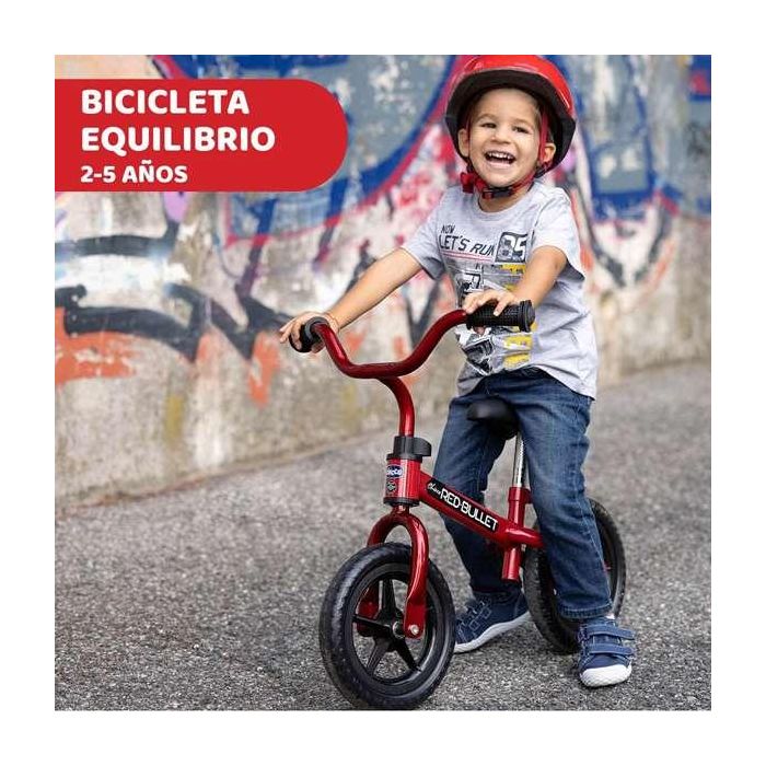 Chicco Bicicleta sin pedales Bullet roja 10 pulgadas perfecta para adquirir el equilibrio 4 Chicco Bicicleta sin pedales Bullet roja 10 pulgadas perfecta para adquirir el equilibrio 4