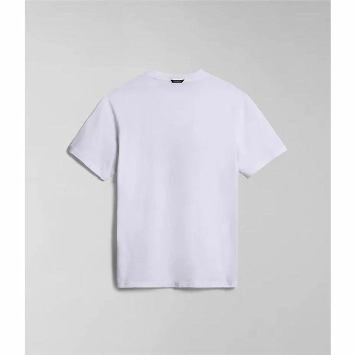 Camiseta Deportiva de Manga Corta Napapijri S-Bollo Ss 1 Blanco