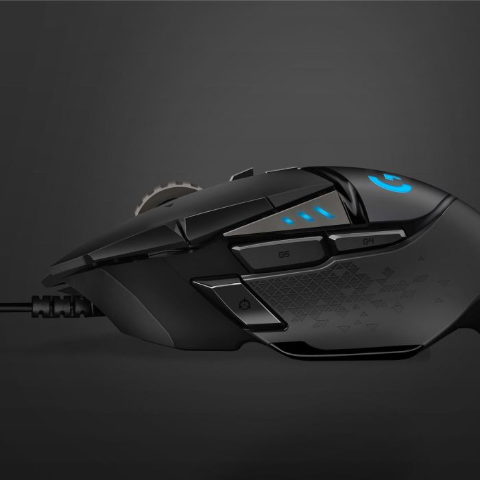 Logitech Ratón Gaming G502 Hero, Sensor HERO 25600 DPI, RGB LIGHTSYNC, Negro 10 Logitech Ratón Gaming G502 Hero, Sensor HERO 25600 DPI, RGB LIGHTSYNC, Negro 10