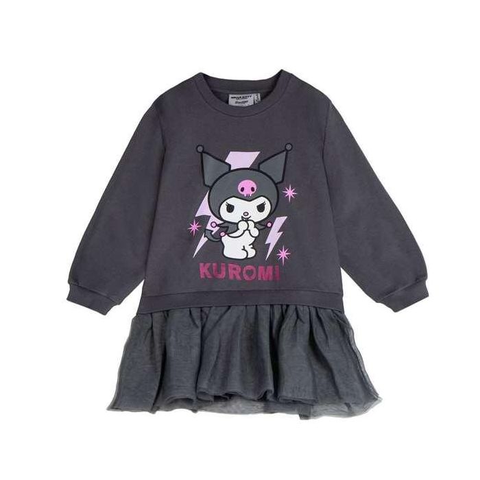Sudadera french terry tul hello kitty kuromi 5 años 0 Sudadera french terry tul hello kitty kuromi 5 años 0