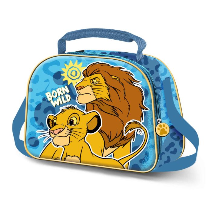 Bolsa Portamerienda 3D Wild Disney El Rey León Azul