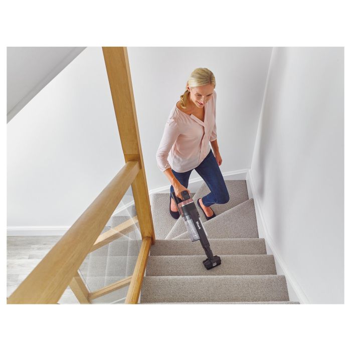 Shark Aspiradora escoba inalámbrica Stratos IZ400EU - Tecnología DuoClean + PowerFins Plus - Iluminación LED