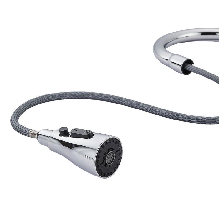 Grifo Monomando Fontastock Cromo Acero Inoxidable Latón Cerámico Aleación de Zinc Forma de C Alto 5 Grifo Monomando Fontastock Cromo Acero Inoxidable Latón Cerámico Aleación de Zinc Forma de C Alto 5