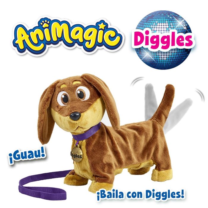 Goliath Diggles Animagic 923207 Juguete Interactivo Que Camina Y Baila Con Sonidos 1