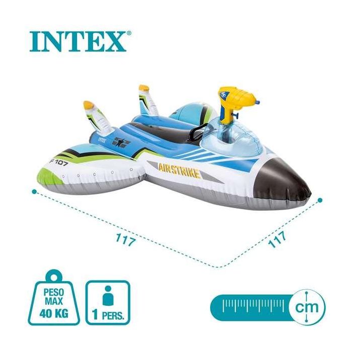 Figura hinchable avion con lanzador de agua 117x117 cm. (+ 3 años) - modelos surtidos 1 Figura hinchable avion con lanzador de agua 117x117 cm. (+ 3 años) - modelos surtidos 1