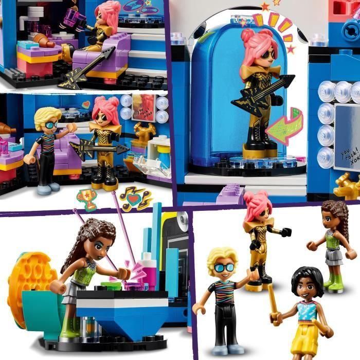 LEGO 42616 Friends Espectáculo Musical de Heartlake City, Juguete con 4 Minifiguras de Andrea, Escena e Instrumentos 3 LEGO 42616 Friends Espectáculo Musical de Heartlake City, Juguete con 4 Minifiguras de Andrea, Escena e Instrumentos 3