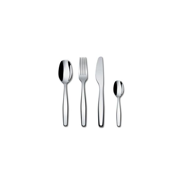 Alessi ANF06S24 Itsumo Cubertería 24 Piezas Acero Inoxidable 18/10 Diseño Naoto Fukasawa Alessi ANF06S24 Itsumo Cubertería 24 Piezas Acero Inoxidable 18/10 Diseño Naoto Fukasawa