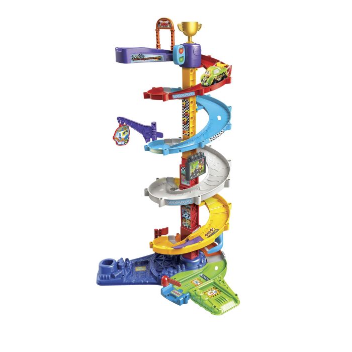 V-Tech 80-535022 Torre Supertornado Tut Tut Bólidos, Pista de Carreras con 2 Modos, 1 Vehículo, Sonidos y Luces, +12 Meses V-Tech 80-535022 Torre Supertornado Tut Tut Bólidos, Pista de Carreras con 2 Modos, 1 Vehículo, Sonidos y Luces, +12 Meses