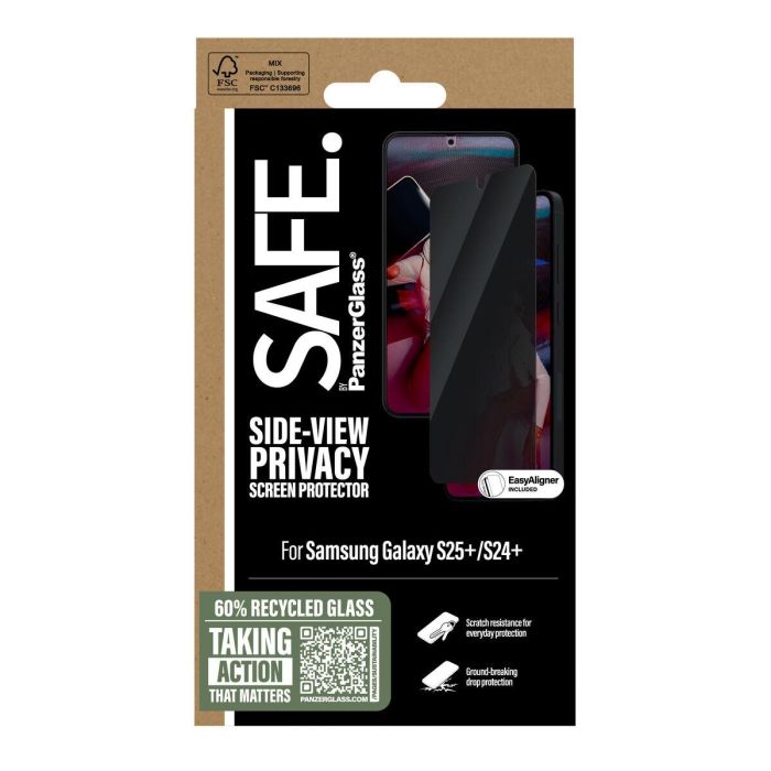 Protector de Pantalla para Móvil PanzerGlass Samsung S25+-S24+ 1 Protector de Pantalla para Móvil PanzerGlass Samsung S25+-S24+ 1