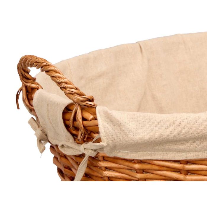 Cesto Asas Grd Mimbre Ovalado Kipit 60X35CM (6 Unidades) 3 Cesto Asas Grd Mimbre Ovalado Kipit 60X35CM (6 Unidades) 3