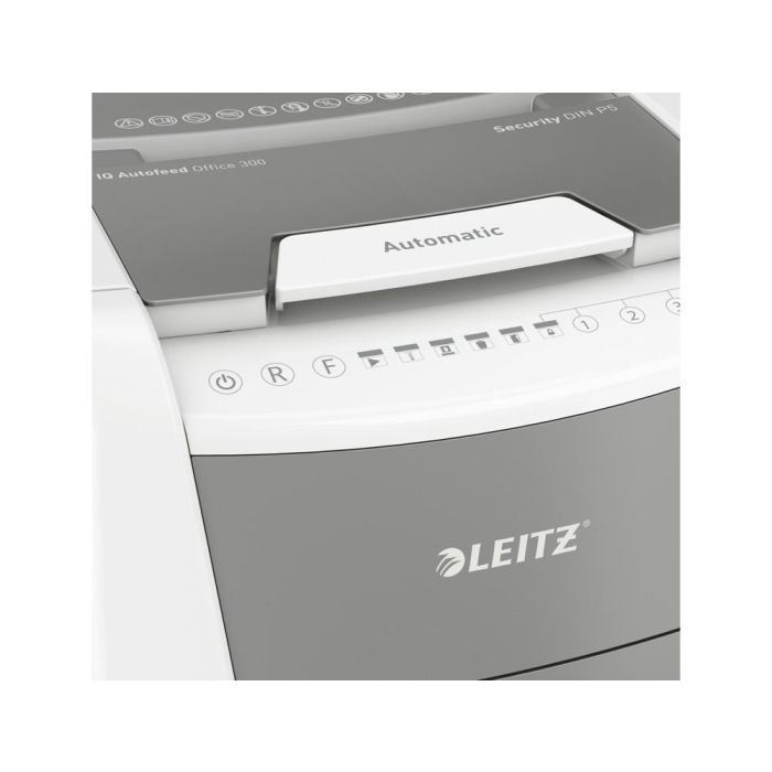 Destructora De Documentos Leitz Iq Auto+ Office 300 P5 Blanca 6