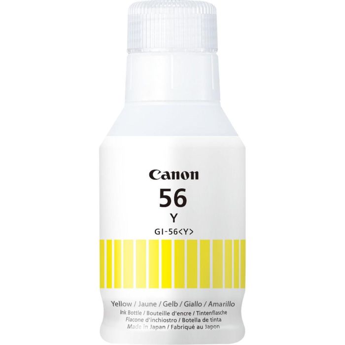 Canon Bote de Tinta Amarillo Maxify GX 5050-6050-7050 - GI 56Y 0 Canon Bote de Tinta Amarillo Maxify GX 5050-6050-7050 - GI 56Y 0