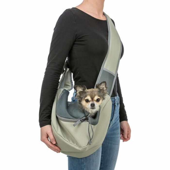 Bolso Bandolera para Mascotas Trixie Verde Claro 50 × 25 × 18 cm 5 Bolso Bandolera para Mascotas Trixie Verde Claro 50 × 25 × 18 cm 5