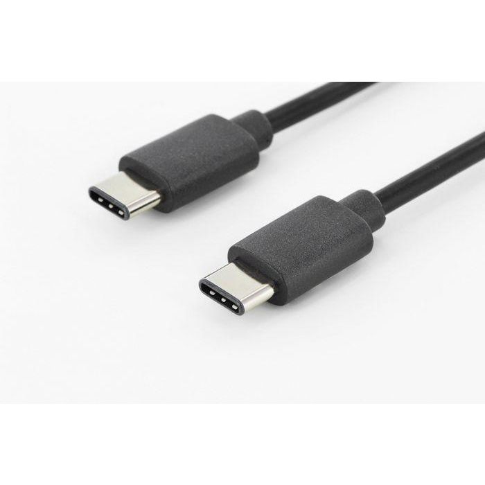 Digitus USB Type-C connection cable, type C to C M/M, 1.0m, 3A, 480MB, 2.0 Version, bl Digitus USB Type-C connection cable, type C to C M/M, 1.0m, 3A, 480MB, 2.0 Version, bl