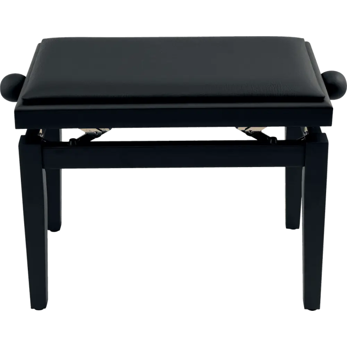 QUIKLOK Banqueta Piano Deluxe PB100 Madera Negra Mate Ajustable 2