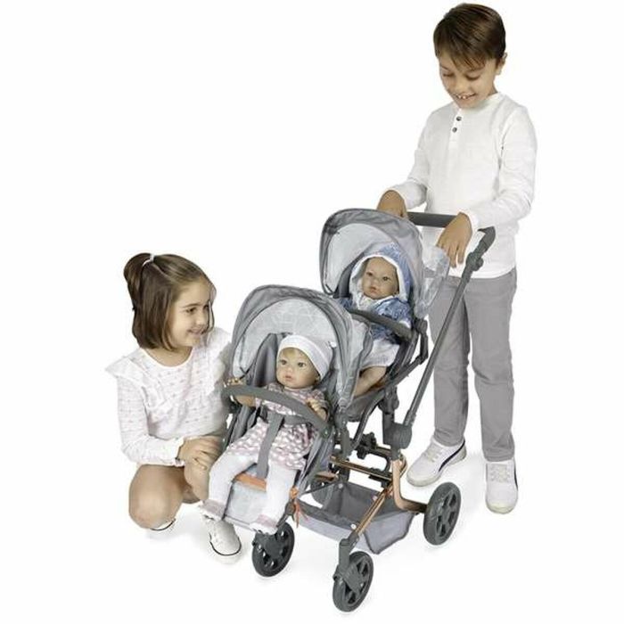 Silla gemelar plegable city multiposicion para muñecas de hasta 52 cm 42x55x91 cm 7 Silla gemelar plegable city multiposicion para muñecas de hasta 52 cm 42x55x91 cm 7