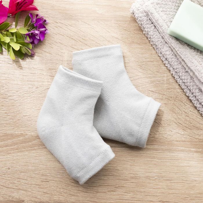 Calcetines Hidratantes con Almohadillas de Gel y Aceites Naturales Relocks InnovaGoods 6 Calcetines Hidratantes con Almohadillas de Gel y Aceites Naturales Relocks InnovaGoods 6