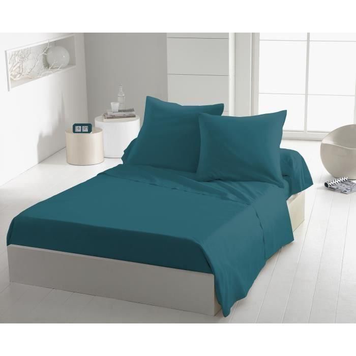 Home Linge Passion HP72100 Sábana encimera - Microfibra 82 g - 180 x 290 cm - Azul pato Home Linge Passion HP72100 Sábana encimera - Microfibra 82 g - 180 x 290 cm - Azul pato