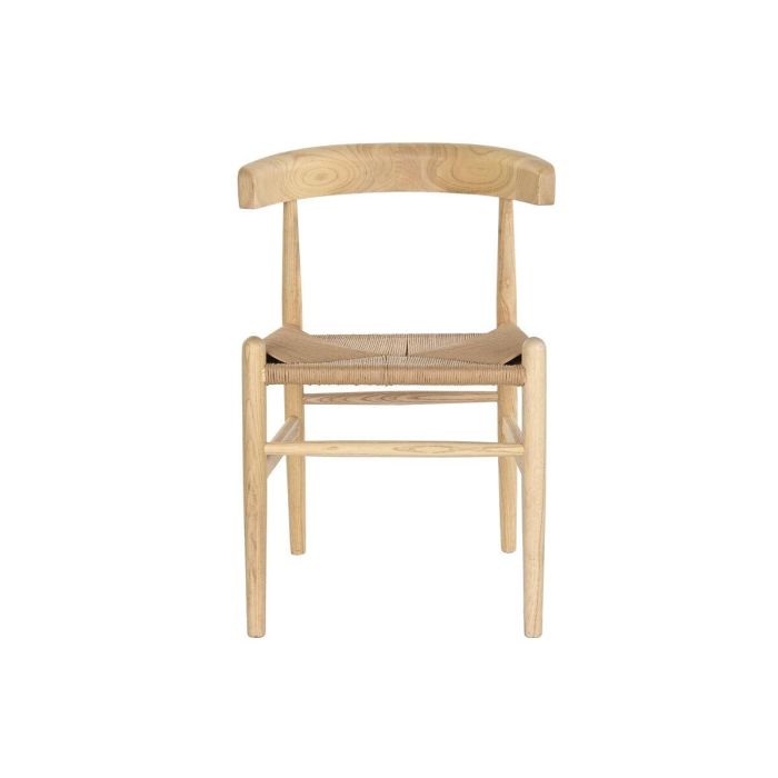 Silla de Comedor DKD Home Decor Natural 55 x 46 x 80 cm 3 Silla de Comedor DKD Home Decor Natural 55 x 46 x 80 cm 3