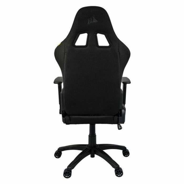 CORSAIR - Silla de Oficina - Sillón gaming - TC100 RELAXED - Tela - Ergonómica - Reposabrazos ajustables - Negro/Rojo (CF-9900014-WW) 3