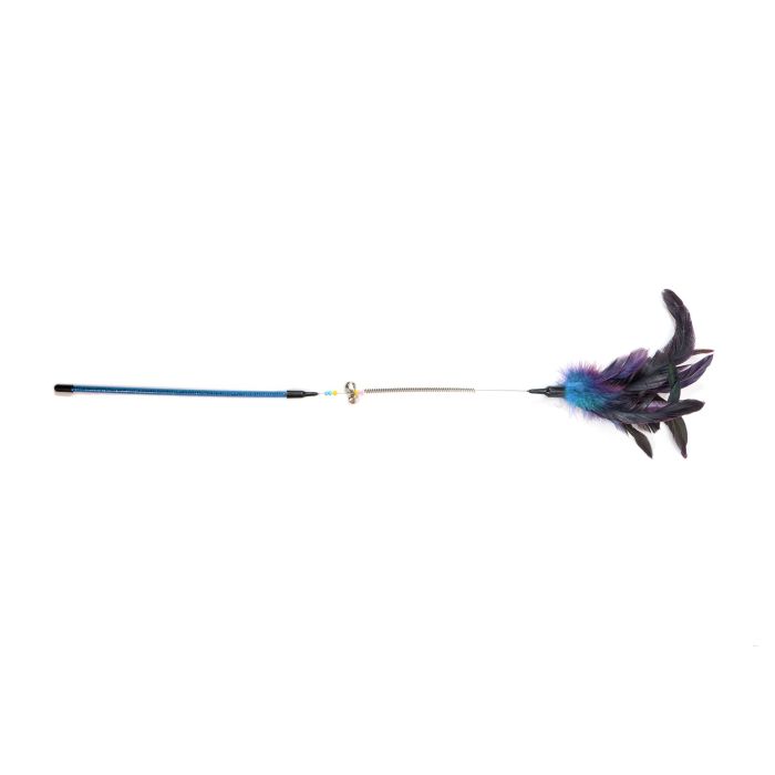 Meissa Caña Vara Juguete para Gatos con Muelle y Plumas – Juego Interactivo que Estimula su Caza Natural 1 Meissa Caña Vara Juguete para Gatos con Muelle y Plumas – Juego Interactivo que Estimula su Caza Natural 1