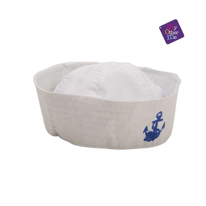 My Other Me Sombrero de Marinero Blanco de 58 cm para Niños (Edad Mínima 3 Años) 1 My Other Me Sombrero de Marinero Blanco de 58 cm para Niños (Edad Mínima 3 Años) 1