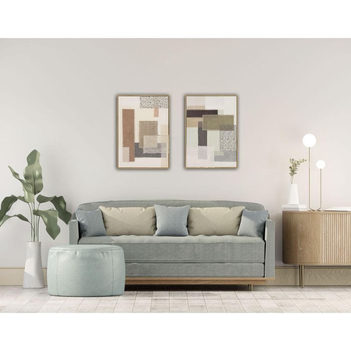 Cuadro Urban DKD Home Decor Beige Marron 3 x 70 x 50 cm (2 Unidades) 1