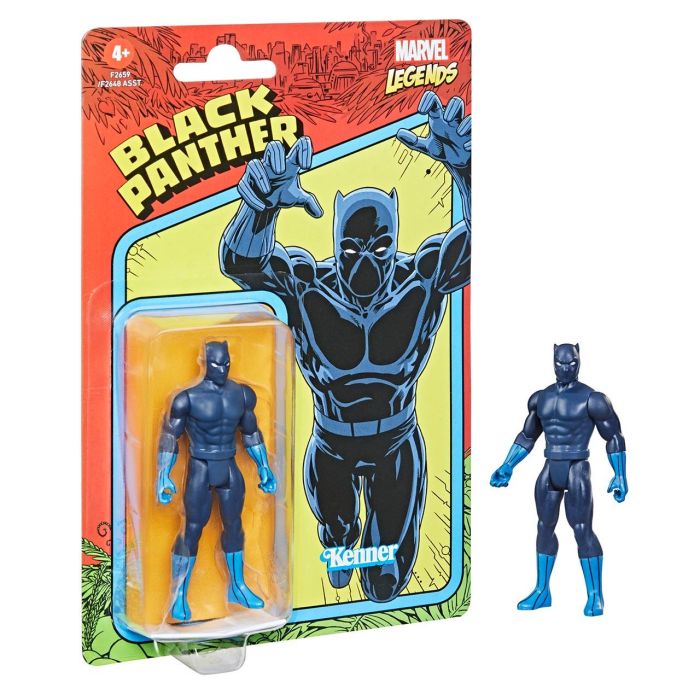 Hasbro F2659 Figura Marvel Legends Retro Black Panther 9.5 cm Articulada Colección 375 0 Hasbro F2659 Figura Marvel Legends Retro Black Panther 9.5 cm Articulada Colección 375 0