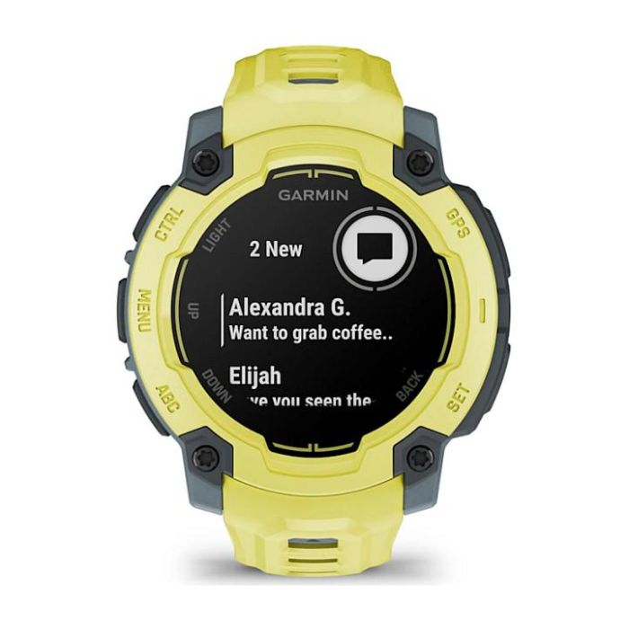 Garmin Instinct E Reloj Inteligente Deportivo GPS, 45 mm, Pantalla MIP 0.9", 16 Días Batería, 10 ATM, Twilight/Electric Lime, Seguimiento Actividad y Frecuencia Cardíaca