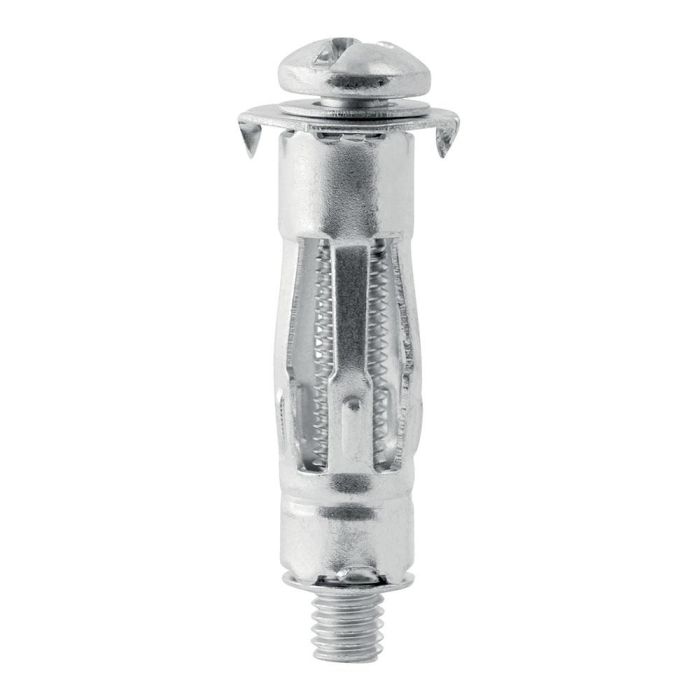 Rapid Taco de expansión metálico Ø11x37 tornillo m5x48, resistencia 40 kg, para pladur, yeso y paredes huecas, bolsa 10 unid Rapid Taco de expansión metálico Ø11x37 tornillo m5x48, resistencia 40 kg, para pladur, yeso y paredes huecas, bolsa 10 unid