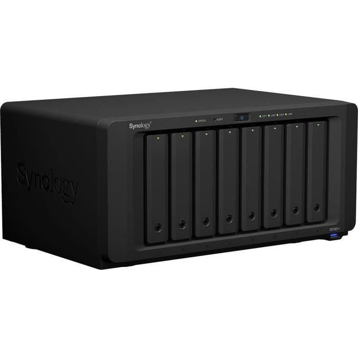 Synology DS1821+ NAS Servidor de Almacenamiento Torre Ryzen Embedded V1500B 4 GB DDR4 0 TB Discos DiskStation Manager Negro 3 Synology DS1821+ NAS Servidor de Almacenamiento Torre Ryzen Embedded V1500B 4 GB DDR4 0 TB Discos DiskStation Manager Negro 3
