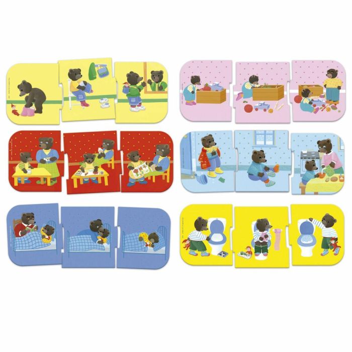 Educa EDU8412668198784 Juego de Aprendizaje Asocio Secuencias Lógicas Osito Pardo 1