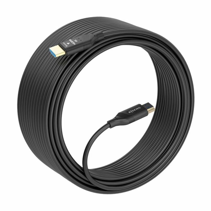 AISENS - CABLE HDMI V2.0 AOC PREMIUM ALTA VELOCIDAD / HEC 4K@60HZ 18GBPS, A/M-A/M, NEGRO, 25M 3 AISENS - CABLE HDMI V2.0 AOC PREMIUM ALTA VELOCIDAD / HEC 4K@60HZ 18GBPS, A/M-A/M, NEGRO, 25M 3