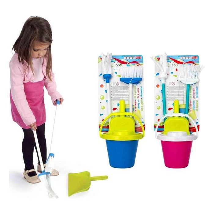 Conjunto de limpieza escoba ,recogedor, cubo y fregona - modelos surtidos Conjunto de limpieza escoba ,recogedor, cubo y fregona - modelos surtidos