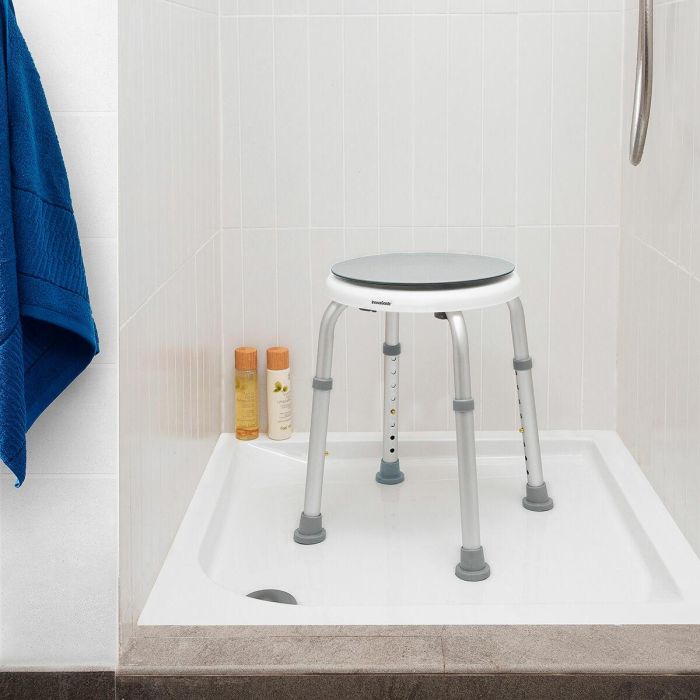 Taburete de Baño Giratorio y Regulable Roshawer InnovaGoods Taburete de Baño Giratorio y Regulable Roshawer InnovaGoods
