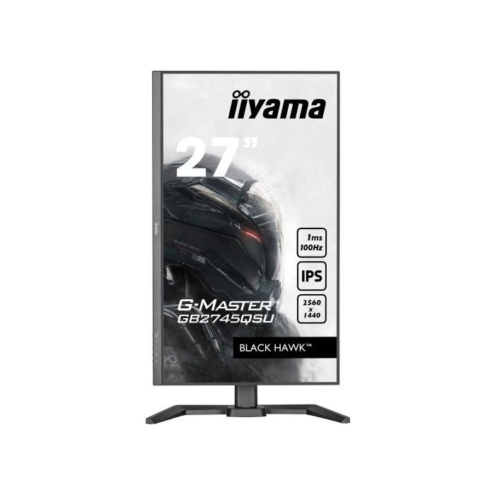 iiyama G-MASTER GB2745QSU-B2 pantalla para PC 68,6 cm (27") 2560 x 1440 Pixeles Wide Quad HD LED Negro 1